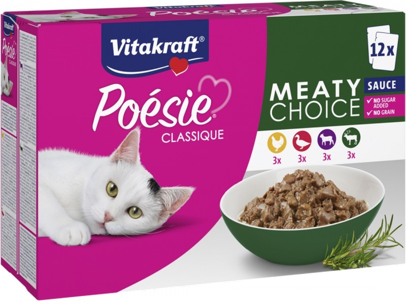 Vitakraft Poesie Meaty choice v šťave 12 x 85 g