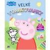 JiriModels Veľké vymaľovánky a samolepky Prasiatko Peppa
