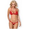 Podprsenka a tangá 838-SET-3 červené L/XL - Darčeková krabička