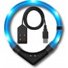 LEUCHTIE Easy Charge USB LED svietiaci obojok ľadovomodrý 47,5 cm