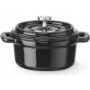 Hendi Liatinový smaltovaný kastról - 0,27 L - čierny | Hendi 626894