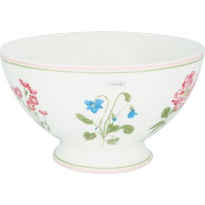 GREEN GATE Porcelánová miska Agnes White 400 ml