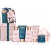 Baylis & Harding Jojoba, Vanilla & Almond Oil sprchový gél 100 ml + telové mlieko 50 ml + sprchový krém 100 ml + krém na ruky 50 ml + soľ do kúpeľa 25 g + huba na umývanie darčeková sada