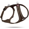 CURLI Postroj pre psov Belka Comfort Brown M, 20-30 kg 0102-0302-2-800-08