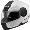 Vyklápacia prilba na motocykel LS2 FF902 Scope II Solid biela XL