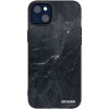 Picasee silikónový čierny obal pre Apple iPhone 14 Plus - Black marble