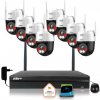 DAHUA zostavy Dahua IP monitorovacia súprava Bezdrôtové 6 kamier 5MPx P5AE-PV a DVR s 1TB