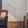 Knapstein Štíhla stojaca LED lampa Elegance, 3 kĺby, nikel - 41.935.05