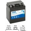 Exide AGM12-14 motobaterie AGM naplněná z výroby 12V 12Ah 210A 134x89x164