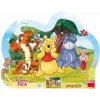 Dino Walt Disney Schovávaná s Medvídek Pú v rámečku 25 dielov