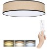 LED stropné svietidlo Solight WO8003 Brownie 48 W 3360 lm 3000-6000 K ratan s diaľkovým ovládaním