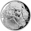 Česká mincovna Strieborná medaila Kult osobnosti Karl Marx proof 1 oz