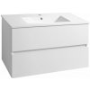 Aqualine PANEDA umývadlová skrinka 89,5x55x45,2cm, biela PN290