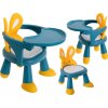 FunPlay 5846 na kŕmenie a hranie ZAJAČIK 31x31x45cm žlto-modrá