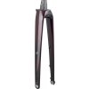 TREK Fork Rigid Trek FX Sport Carbon Thru-Skew Red Carbon Smoke