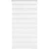Roleta zebra, biela, šírka tkaniny 80,9 cm, polyester