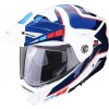 Scorpion ADX-2 CAMINO Pearl White/Blue/Red L Prilba