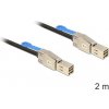 Delock Kábel Mini SAS HD x 4 SFF 8644 samec > Mini SAS HD x 4 SFF 8644 samec 2 m