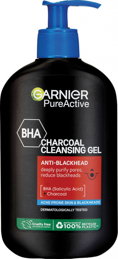 Garnier Pure Active Charcoal čistiaci gél proti čiernym bodkám 250 ml