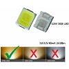 LED smd dioda 2835 teplá bílá 60mA 0.2W