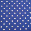 Zástera pánska modrá s veľkými bielymi bodkami s vlastným motívom
