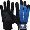 RDX W1F Full Finger Gym Workout Rukavice BLUE - M