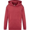 Fruit of the Loom Mikina Classic Kids Hooded Sweat s kapucí, dětská COT162043u47a6-vintage hea 140 Melír vintage červená