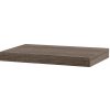 Autronic P-023 SON2 Polička nástenná 40 cm, MDF, 3D dekor dub sonoma dark, baleno v ochranej fólii