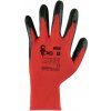 CXS MERU / Polomáčané rukavice v latexe - červená/čierna 11