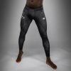 Pánske športové kompresné legíny Venum Eclipse - Black/Ivory Velikost: S