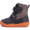 D.D.step Detské chlapčenské zimné topánky dark grey W071-42680A 20