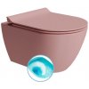 PURA závesná WC misa, Swirlflush, 36x50cm, blush dual-mat 881624
