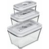Zwilling sada 3 skleněných vakuovacích dóz Fresh & Save