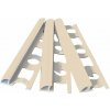 Lišta - profil ukončovacia - rohová oblá - PVC profil 6mm/2,5m bahama