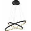GLOBO 67192-42B RALPH závesné svietidlo LED D510mm 42W/1300lm 3000K čierna matná, opál, stmievateľné, switchdimmer