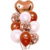 Nafukovacie balóny so srdcom 10 ks - Golden Rose