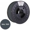 Tlačová struna (filament) C-TECH PREMIUM LINE, PLA, oceľová šedá, RAL7011, 1,75mm, 1kg 3DF-P-PLA1.75-7011