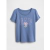 GAP Baby tričko s logom Modrá 3YRS Modrá Modrá
