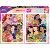Puzzle Disney Princess Educa 2x500 dielov a Fix lepidlo