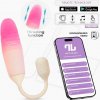 InToYou App Serries NexEgg Motion Vibrating Egg with Thrusting App Beige-Pink