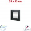 OKNA-HNED.SK Plastové okno 55x55 cm (550x550mm) otváravé aj sklopné ľavé biele / antracit