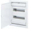 Rozvádzač zapustený bytový 28M IP40 kov.dvierka biela 399x306x87mm ECG28s (ETI)