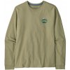 Pánske tričko Patagonia Long-Sleeved Great Waves Responsibili-Tee Veľkosť: XXL / Farba: zelená