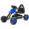 Detská šliapacia motokára BABY MIX SPEEDY čierna,modrá