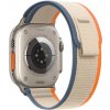 eses Trailový nylonový ťah remienok pre Apple Watch 42 mm/44 mm/45 mm/46 mm/49 mm Farebný variant: béžová - oranžová