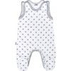 Dojčenské dupačky New Baby Classic II sivé s hviezdičkami 74 (6-9m)