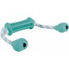 Hračka pre psa - Denta Curler s lanom mätový12 cm, 38 cm HipHop Dog hračky pre psov