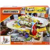 MATCHBOX SADA UMÝVAČKA GARÁŽ TURBO CYCLON + 2 VOZIDLÁ CORVETTE A AUTOPREPRAVNÍK JGB68