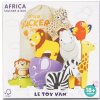 Le Toy Van päťročné skladacia veža Afrika 9 ks