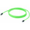 Weidmüller 8829560000 RJ45 sieťové káble, prepojovacie káble CAT 5e SF/UTP 1.00 m zelená samozhášavý, s ochranou 1 ks; 8829560000